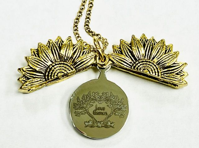 Sunflower &amp; Tree-of-Life Pendants