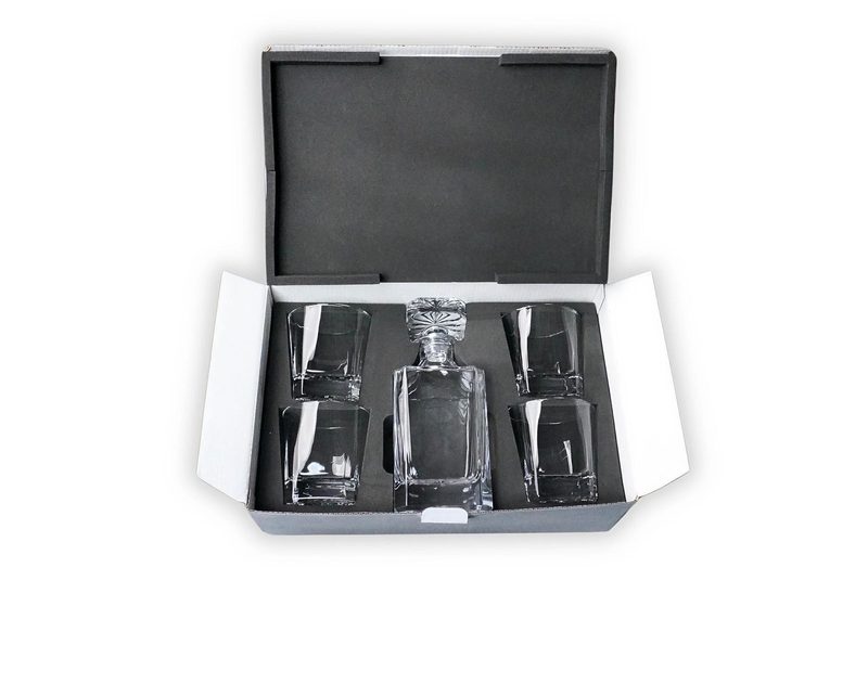 4-Glass Decanter Set